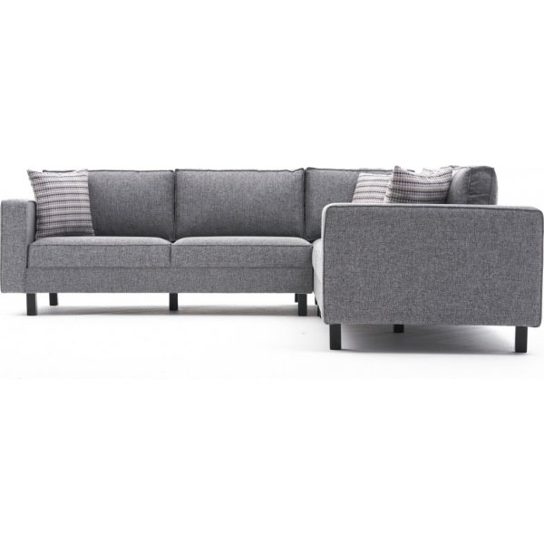 Canapé d'angle Kale - Lin gris Canapé d'angle Kale - Lin gris