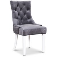 Tuva Decotique stol handtag - Grå sammet Tuva Decotique stol handtag - Grå sammet