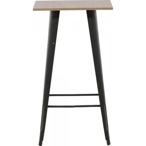 Table de bar Tempe 60 x 60 cm - Noyer