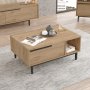 Oceaan salontafel 90 x 60 cm - Walnoot