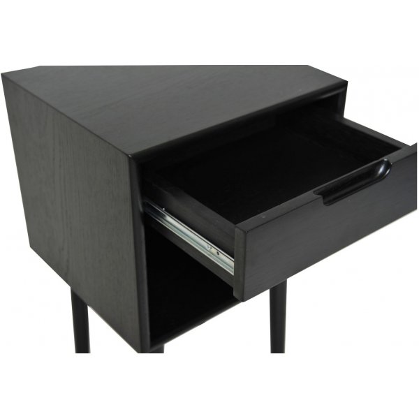 Emma sängbord XL - Svart ekfaner Emma sängbord XL - Svart ekfaner