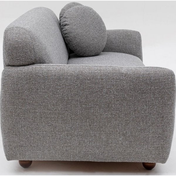 Canapé 3 places Eddy - Gris clair Canapé 3 places Eddy - Gris clair