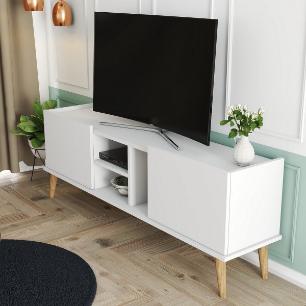 Carma TV-bänk - Vit Carma TV-bänk - Vit