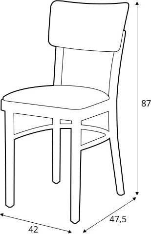 Chaise de salle à manger Novo avec rivets - Couleur optionnelle du cadre et du rembourrage Chaise de salle à manger Novo avec rivets - Couleur optionnelle du cadre et du rembourrage
