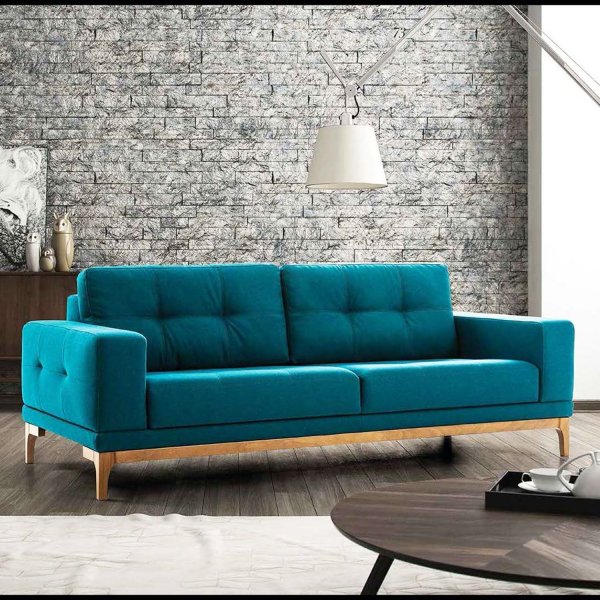 New tulip 3-sits bddsoffa - Bl
