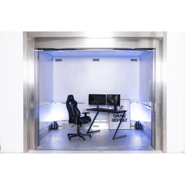 Cobblestone gamingstol - Svart/gr