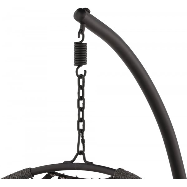 Bacolod hngstol - Svart/Mrkgr