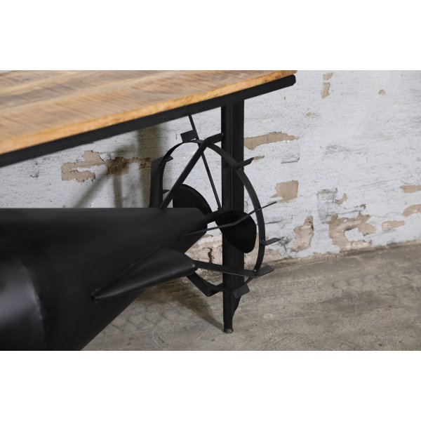 Vintage Ubåt barbord - Svart/mango Vintage Ubåt barbord - Svart/mango