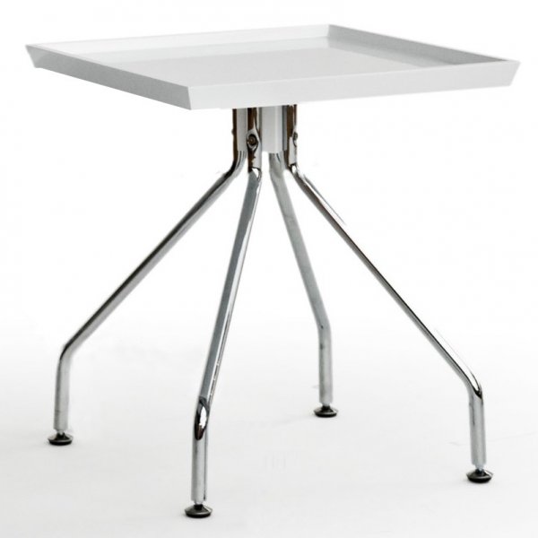 Tray Lampbord Kvadrat 45 x 45 cm - Vit