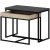 Table d\\\'appoint Alen 65 x 35 cm - Anthracite