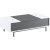 Table basse Force - Anthracite/blanc/argent