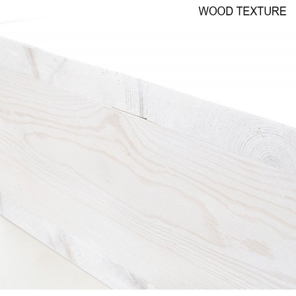 Walter wandplank 47 - Wit/zwart