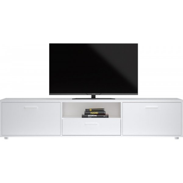 Banc multimédia Media Wide avec tiroirs - Blanc Banc multimédia Media Wide avec tiroirs - Blanc