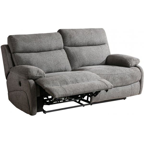 Canap inclinable lectrique 2,5 places Arlo - Gris