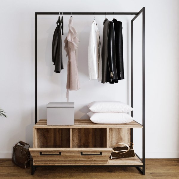 Meuble d'entre Minsk - Chne/noir