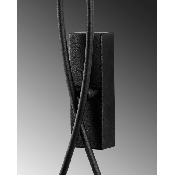 Banana wandlamp 3186 - Zwart/vintage