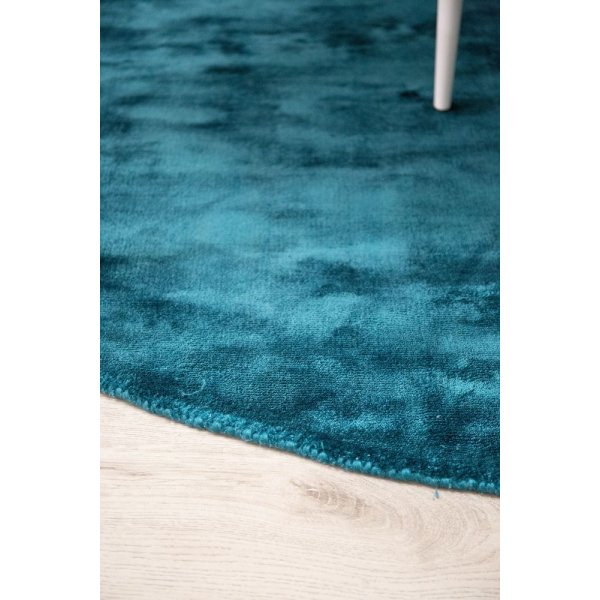 Bryan vloerkleed - Turquoise blauwe viscose Bryan vloerkleed - Turquoise blauwe viscose
