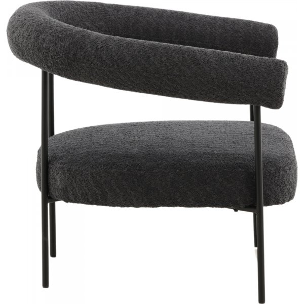 Fauteuil Hökåsen x Josefin Lustig - Noir/gris foncé Fauteuil Hökåsen x Josefin Lustig - Noir/gris foncé