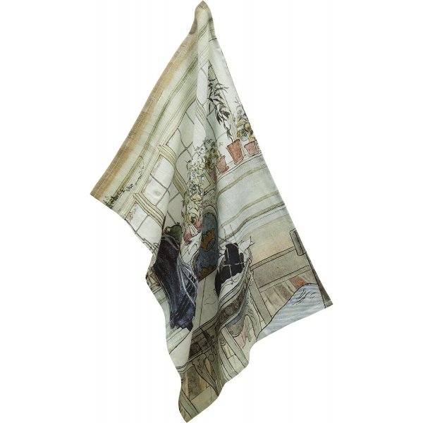 Torchon de cuisine fleur 50 x 70 cm - Multi