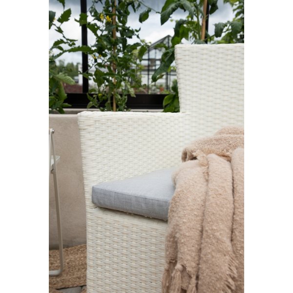 Malina matstol - Ljusgrå/Vit Malina matstol - Ljusgrå/Vit