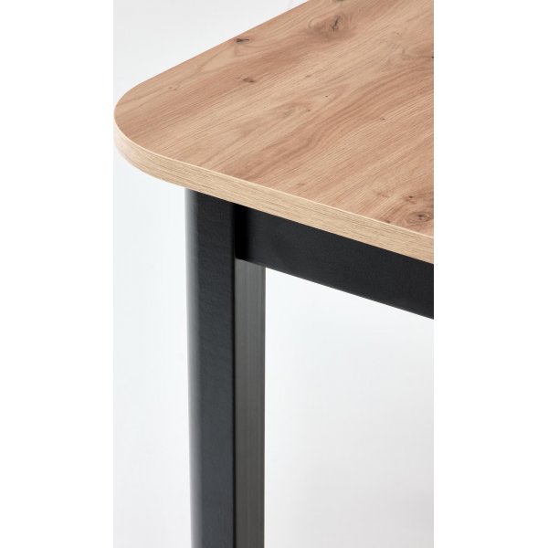 Table à manger extensible Bloom 90x160-240 cm - Chêne / Noir Table à manger extensible Bloom 90x160-240 cm - Chêne / Noir