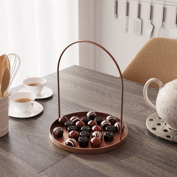 Plat décoratif Kos - Cuivre Plat décoratif Kos - Cuivre