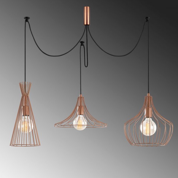 Plafonnier Mezo N-1292 - Cuivre