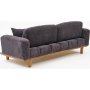 Reims 3-sits soffa - Antracit