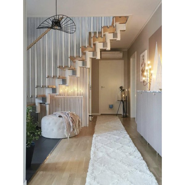 Tapis Ravi - Blanc cass