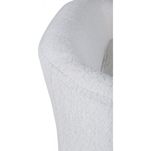 Canap enfant Moon - Teddy blanc