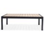Panama Soffgrupp med bord (3+1+1+bord) - Svart / Tr look