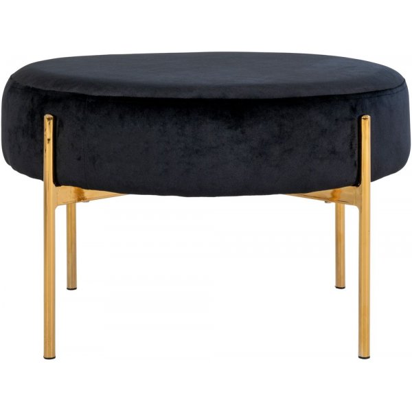 Amadora Sittpuff - Svart/mssing