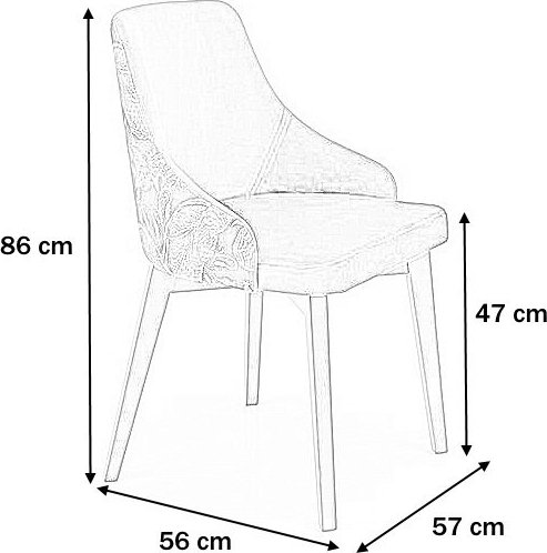 Endo matstol - Mörkgrön Endo matstol - Mörkgrön