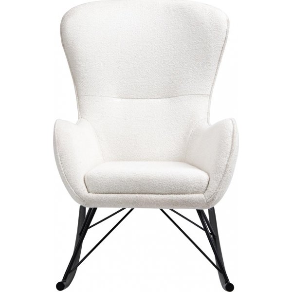 Chaise à bascule Doro - Blanc/noir Chaise à bascule Doro - Blanc/noir