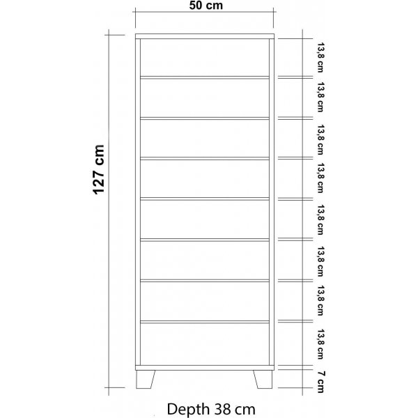 Flinta skoskåp - Vit Flinta skoskåp - Vit