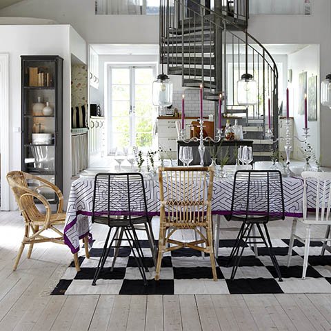 Stella Kandelaber H52 för 3 ljus - Silver Stella Kandelaber H52 för 3 ljus - Silver