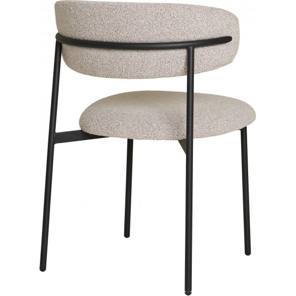 Chaise de salle à manger Mira - Sable bouclé Chaise de salle à manger Mira - Sable bouclé