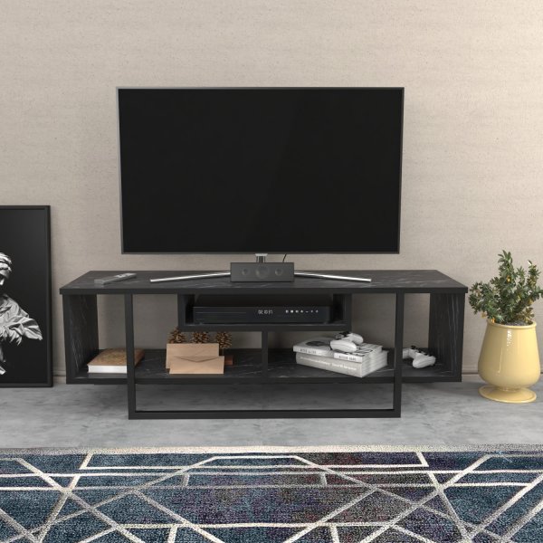 Banc multimdia Asal 120 cm - Noir
