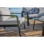 Clyde loungegrupp - Svart + Textilskydd fr mbler