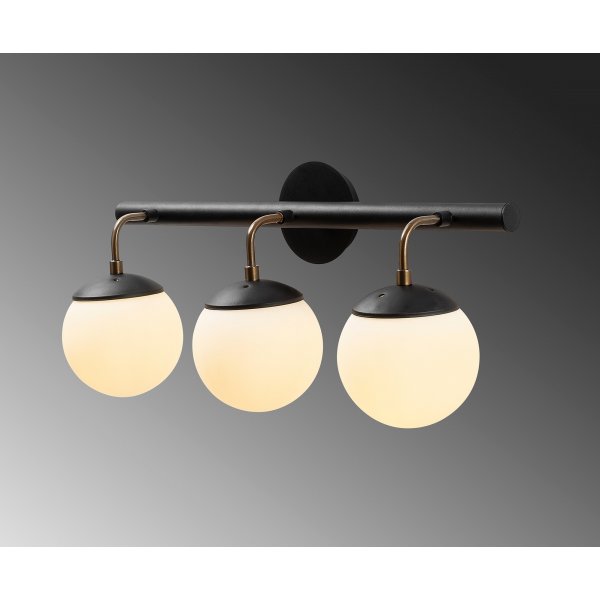 Gondola wandlamp 3031 - Zwart/wit