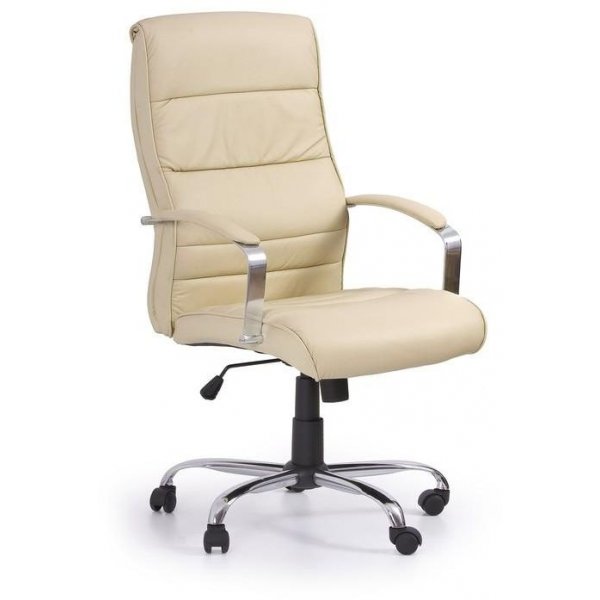 Emilee kontorsstol - Beige PU