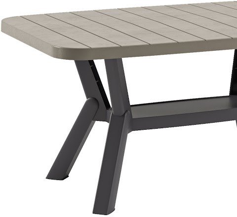 Table basse Silva 90 x 45 cm - Anthracite/vison Table basse Silva 90 x 45 cm - Anthracite/vison