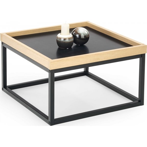 Table basse Vespa 53 x 53 cm - Beige/noir Table basse Vespa 53 x 53 cm - Beige/noir