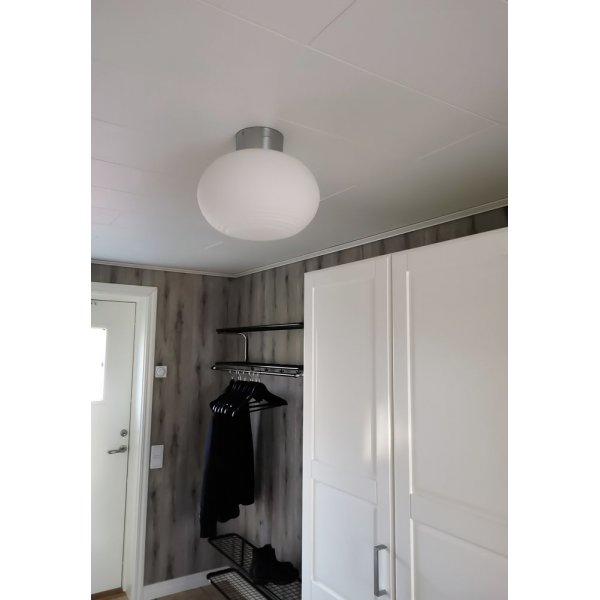 Sefyr plafond - Wit/chroom