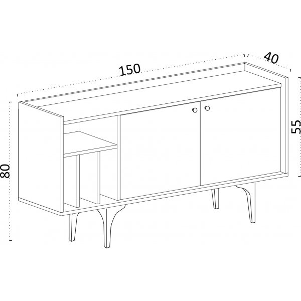 Buffet Magnetor - Blanc Buffet Magnetor - Blanc