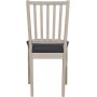 Scarlett stoel - Whitewash eiken/grijs
