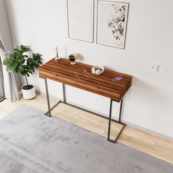 Iki avlastningsbord 120 x 45 cm - Valnöt Iki avlastningsbord 120 x 45 cm - Valnöt