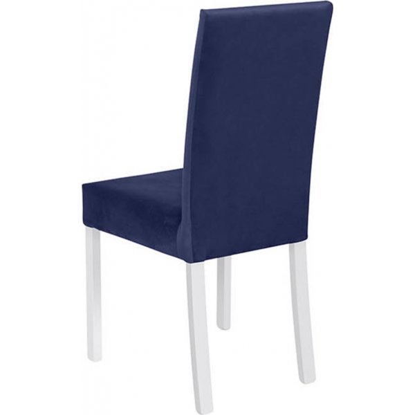 Chaise de salle  manger Campel - Bleu/blanc