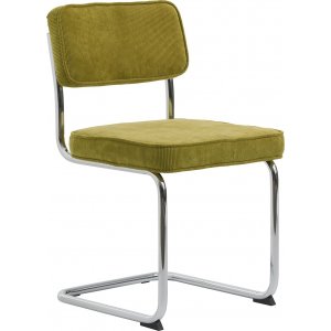 Chaise Aero en velours ctel vert