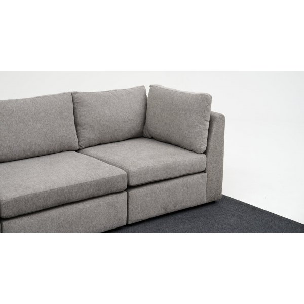 Mottona 3-sits soffa - Ljusgrå Mottona 3-sits soffa - Ljusgrå